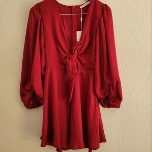 Saints + Secrets Front Bow Dress XS NWT